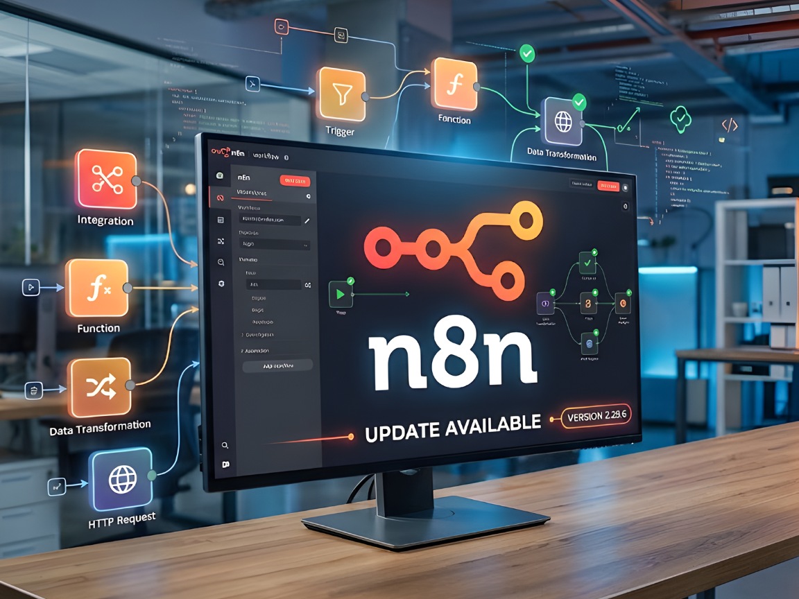 Dashboard de n8n mostrando flujo de automatización con agentes de IA