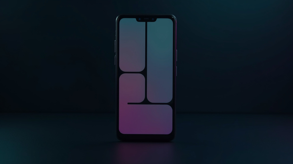 Fondo oscuro con un móvil mostrando una cuadrícula de aplicaciones: portada del artículo sobre Aurora Store y cómo instalar apps Android sin cuenta de Google
